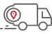 Nationwide delivery icon